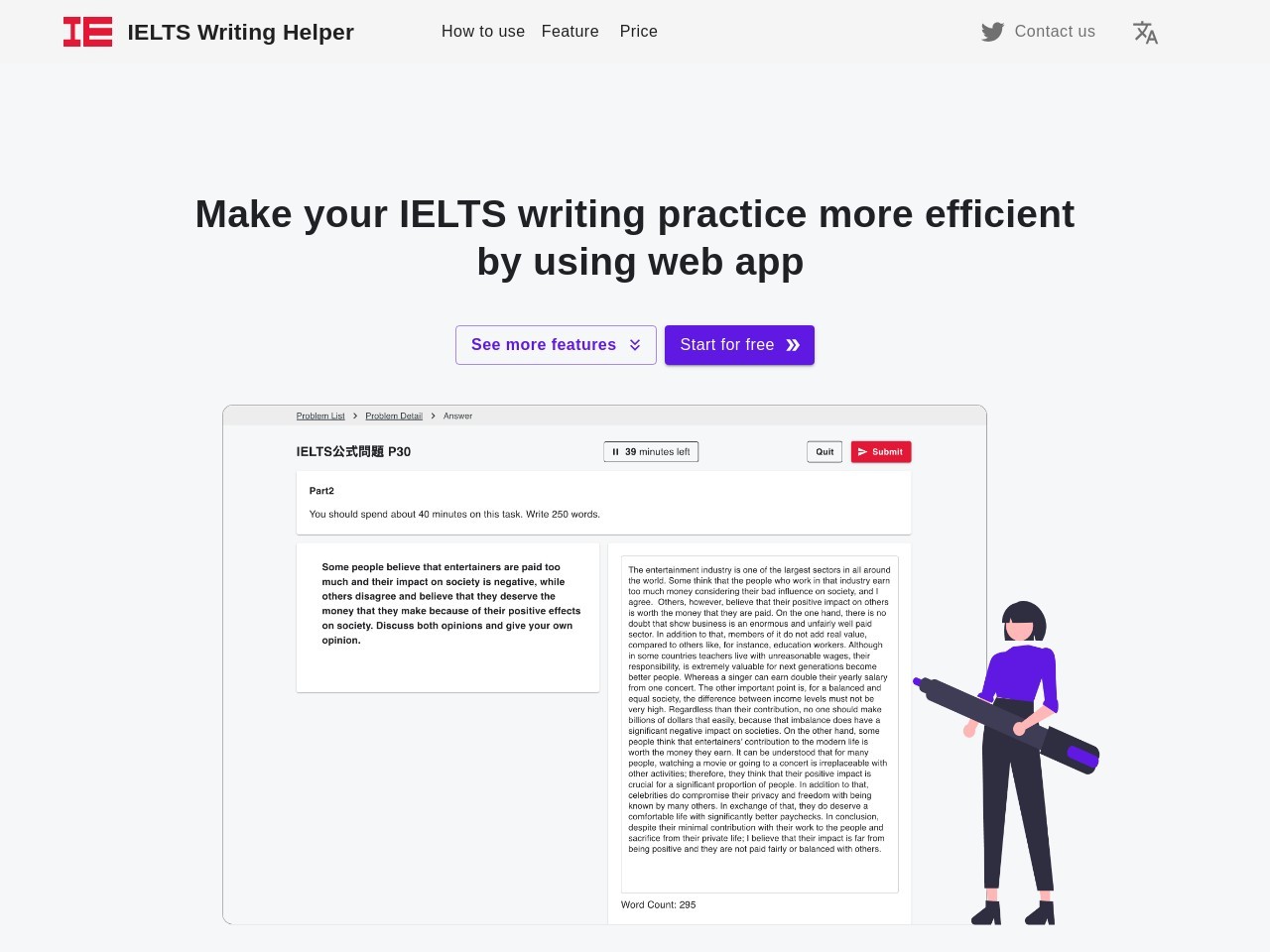 IELTS Writing Helper