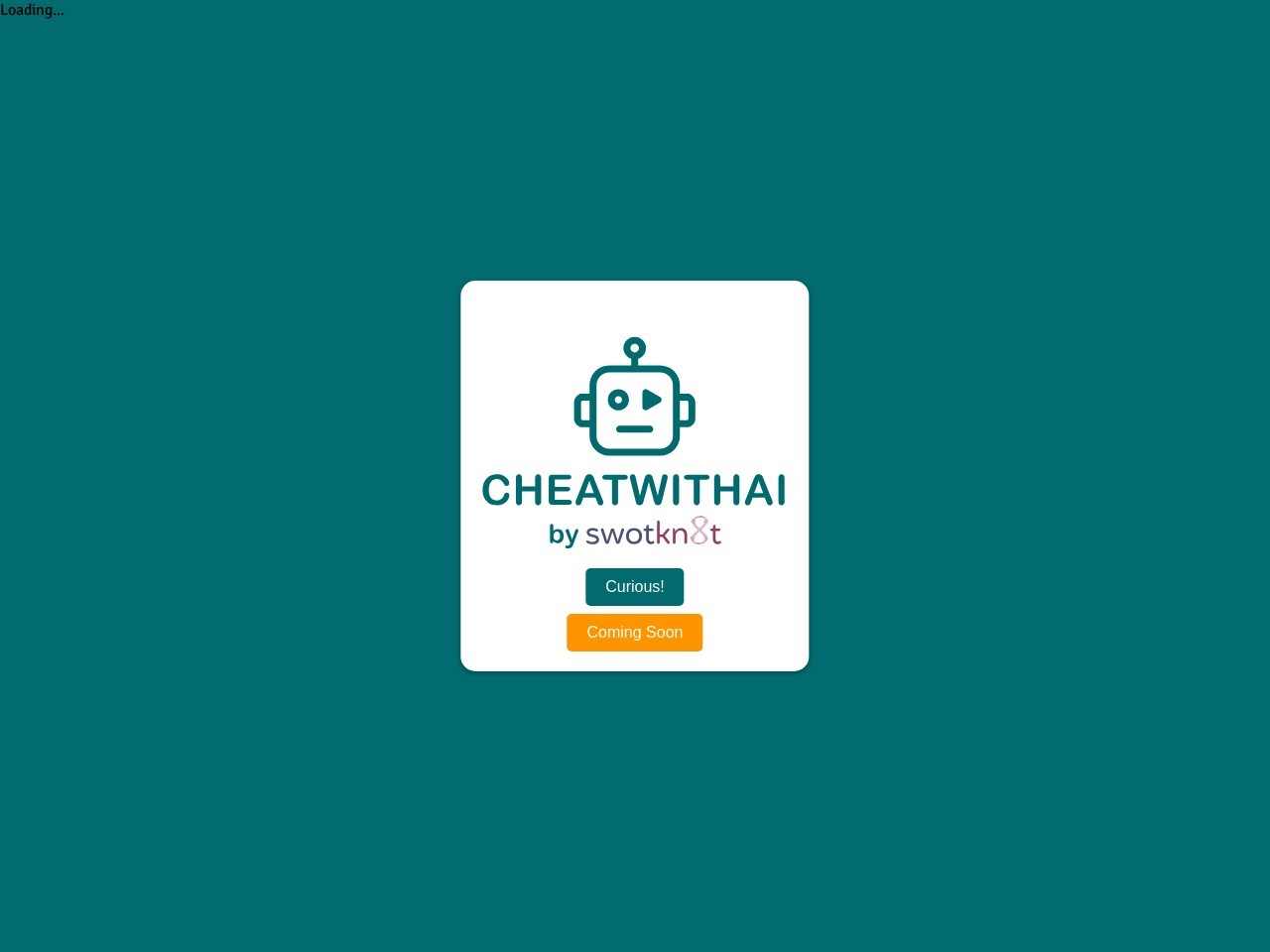 CheatWithAI