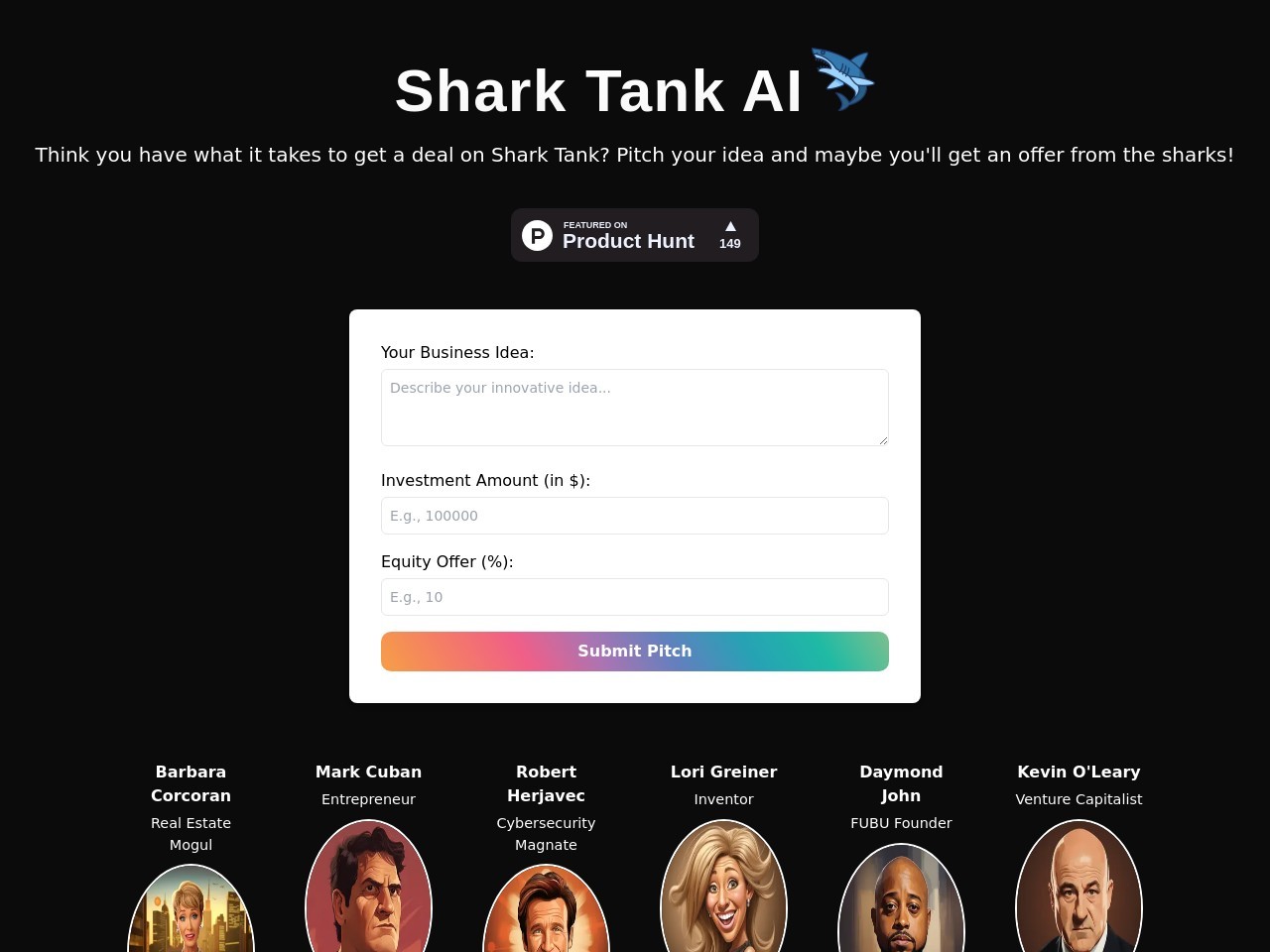 SharkTank AI