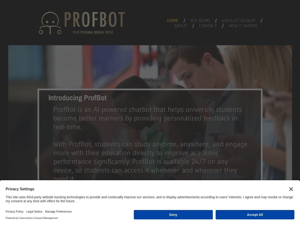 ProfBot: Your Personal Digital Tutor