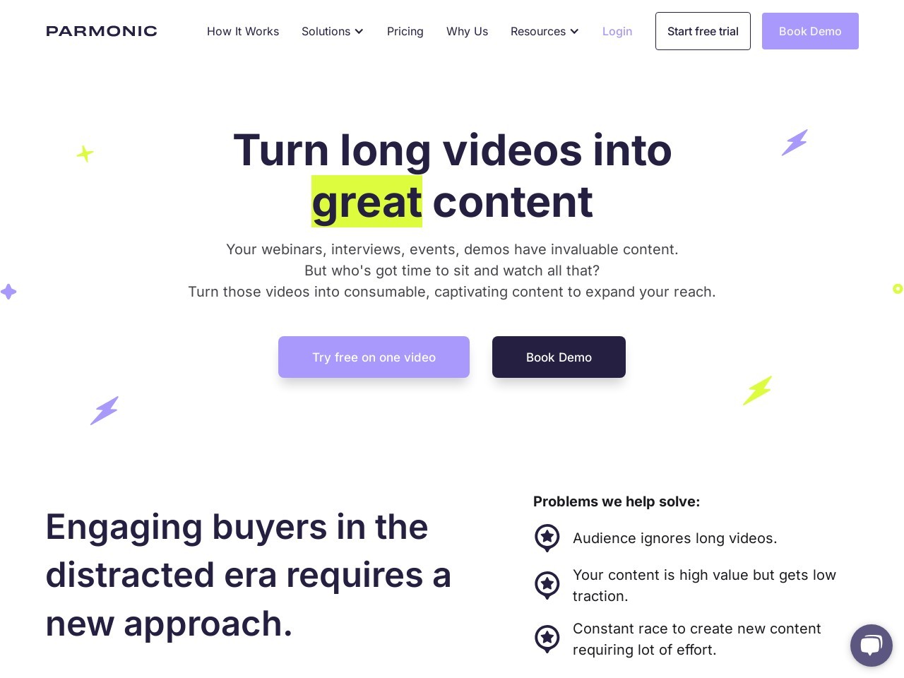 Parmonic: AI Video Assistant for B2B