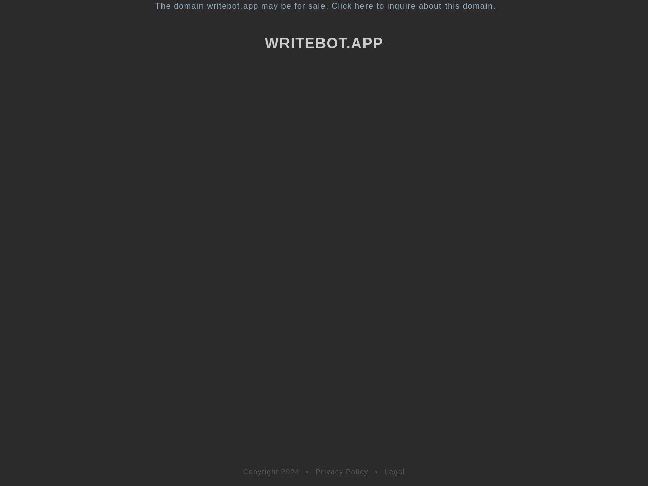 Writebot