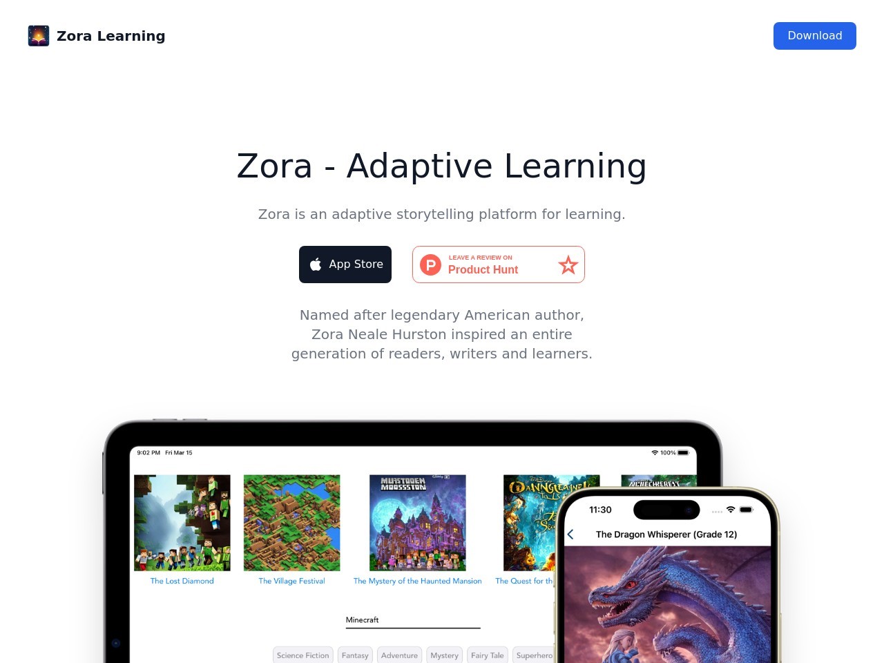 Zora - Adaptive Learning