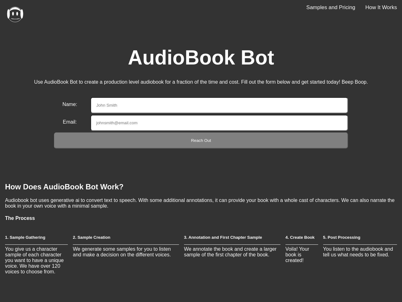 AudioBook Bot