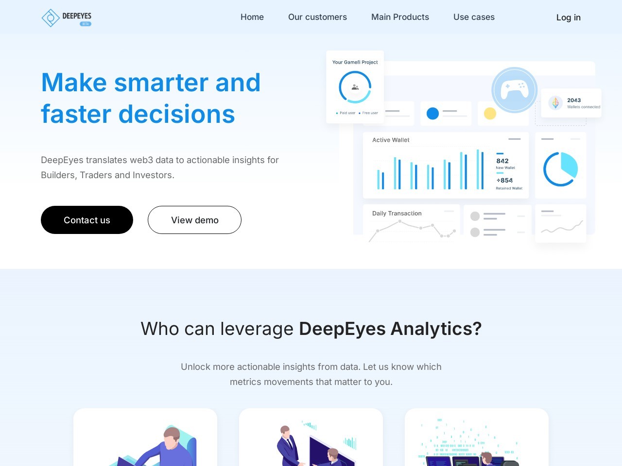 DeepEyes - Web3 Data Analytics