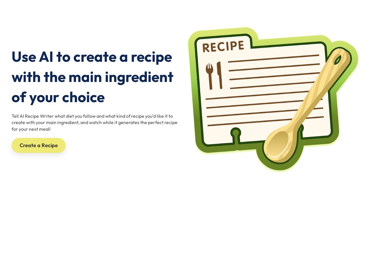 AI Recipe Writer