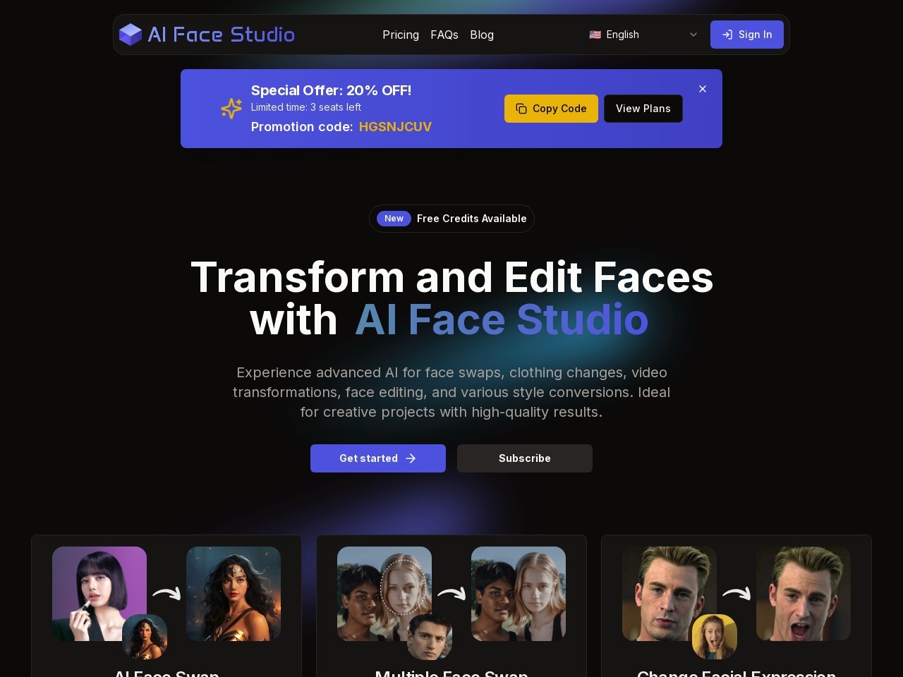 AI Face Studio