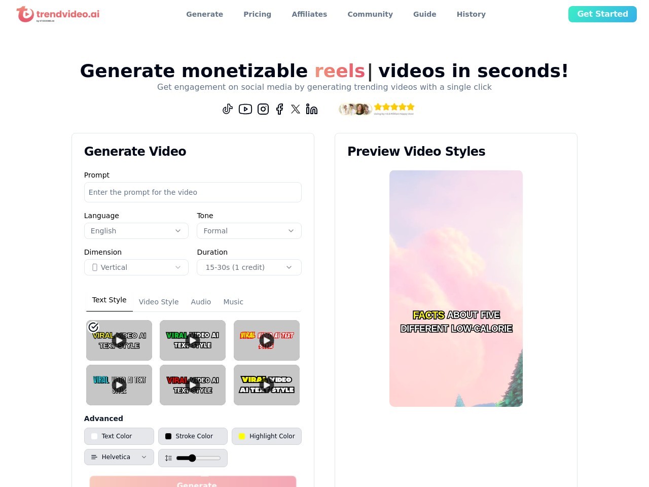 Trendvideo.ai: AI Video Generator