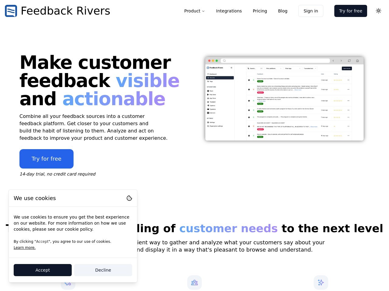 Feedback Rivers