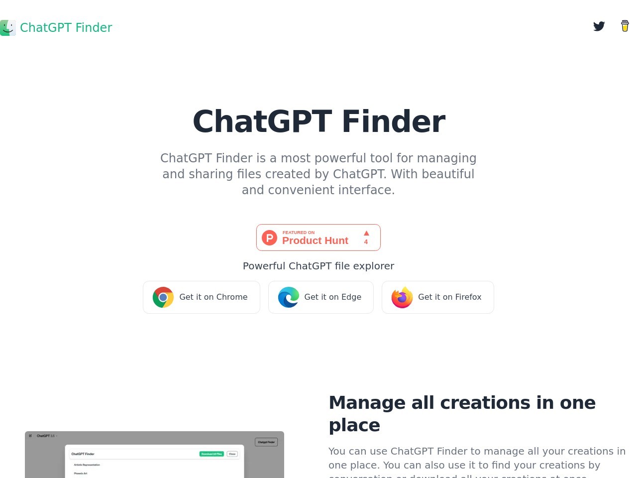 ChatGPT Finder