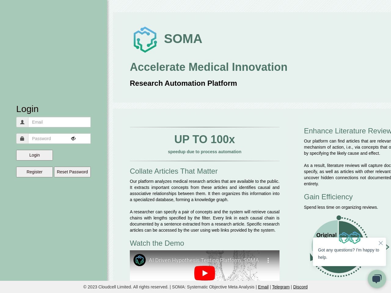 SOMA: Research Automation Platform