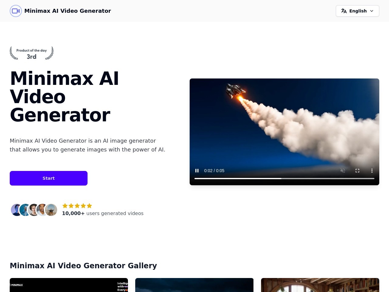 Minimax AI Video Generator