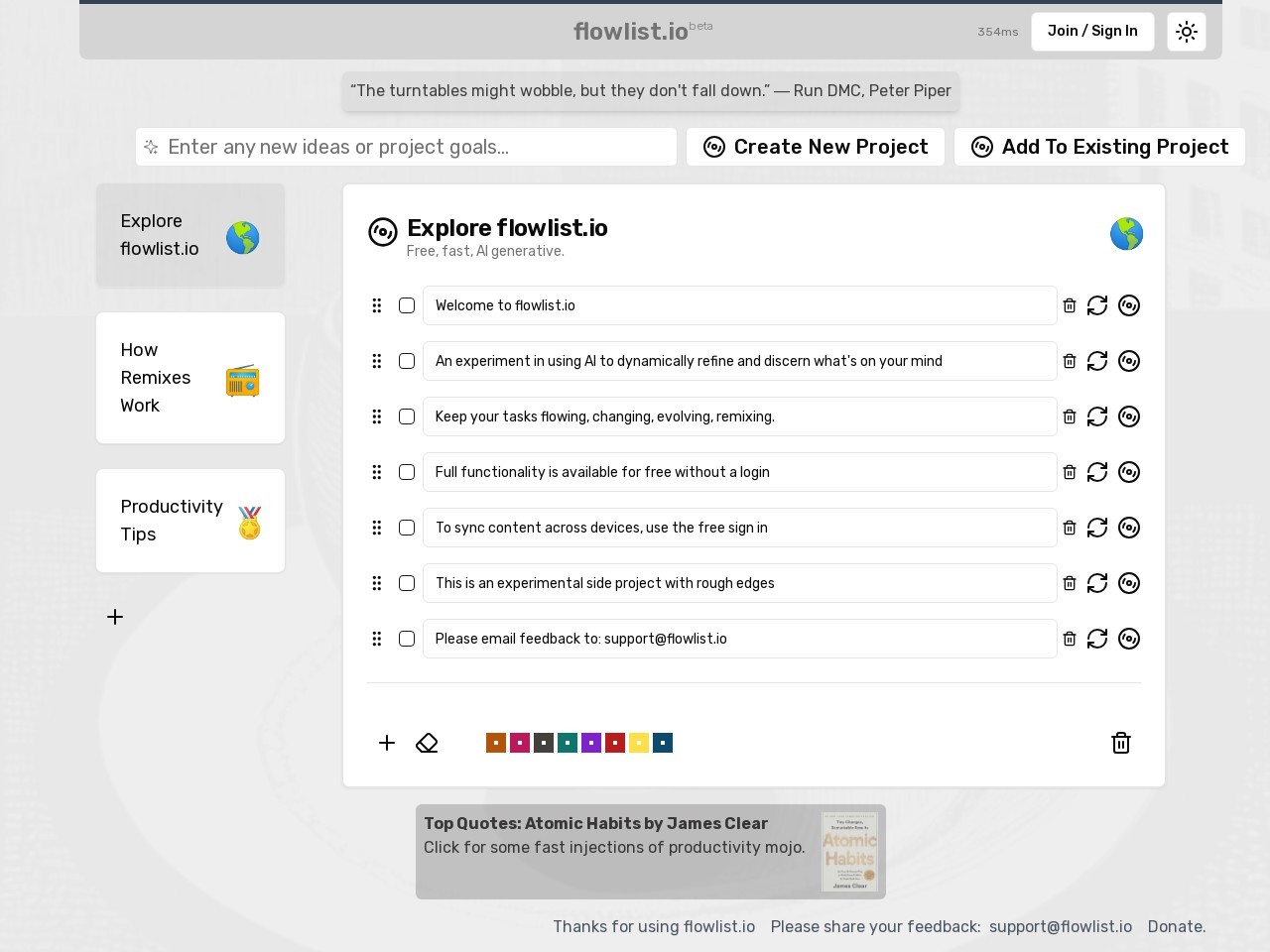 flowlist.io