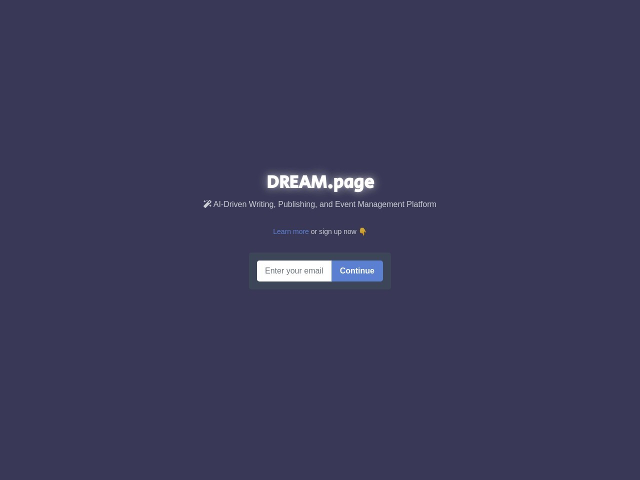 DREAM.page