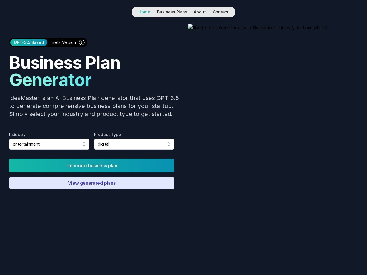 AI Business Plan Generator