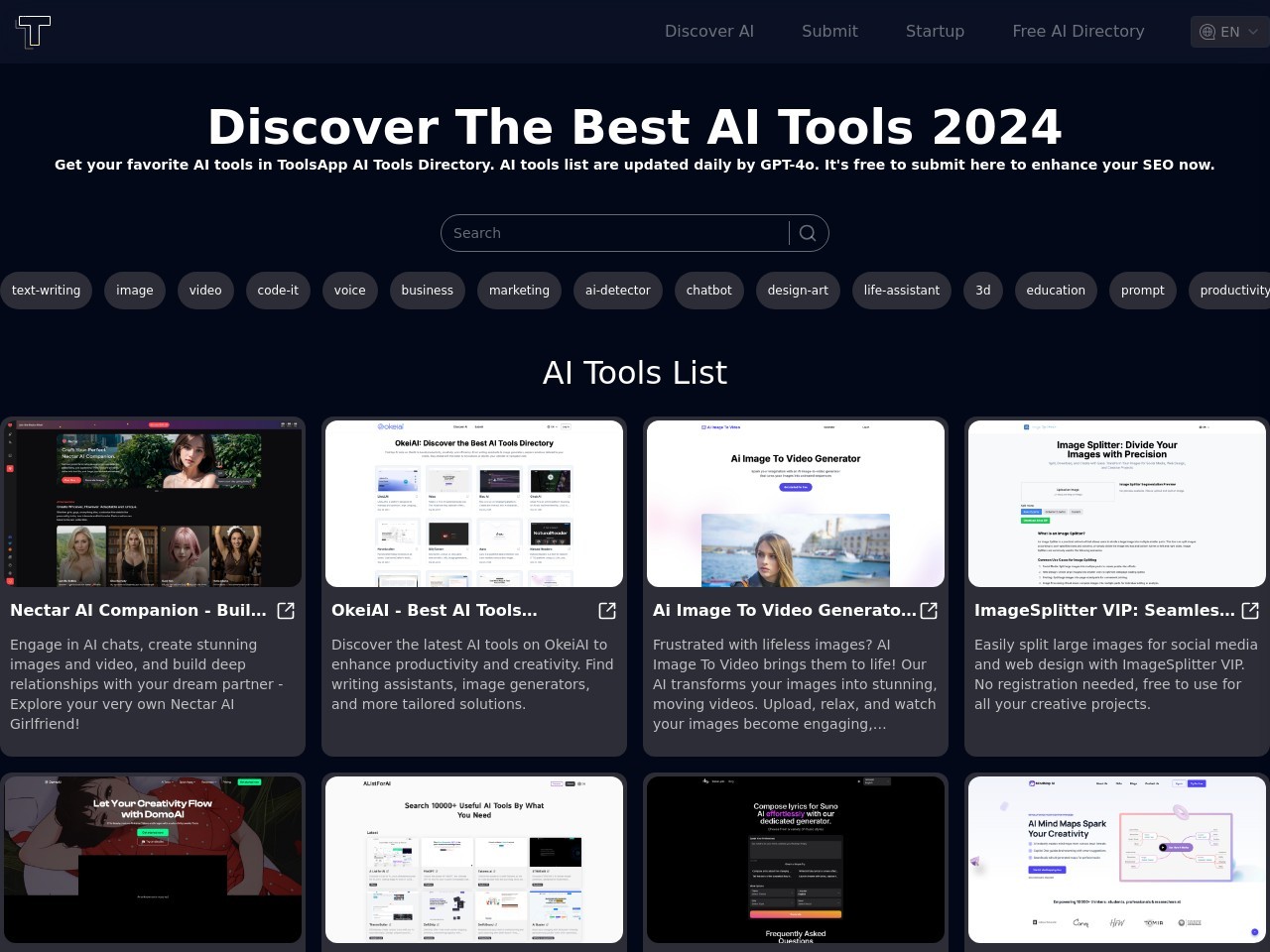 ToolsApp AI Tools Directory