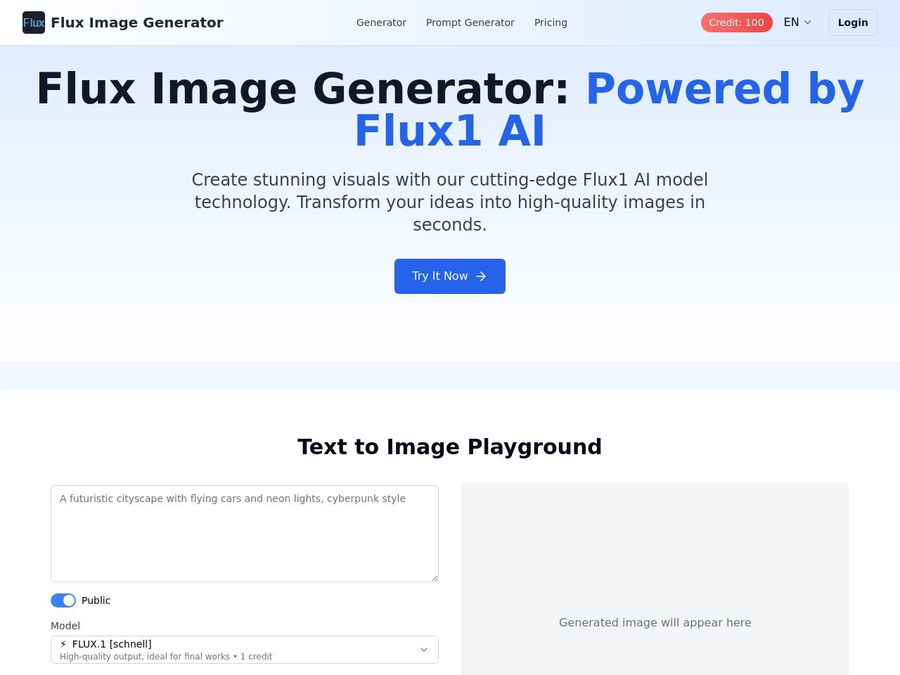 Flux Image Generator