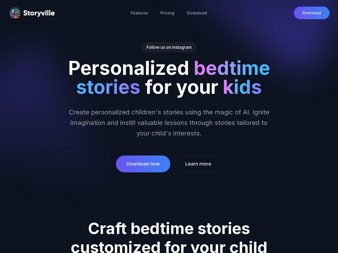 Storyville: Bedtime Stories with AI