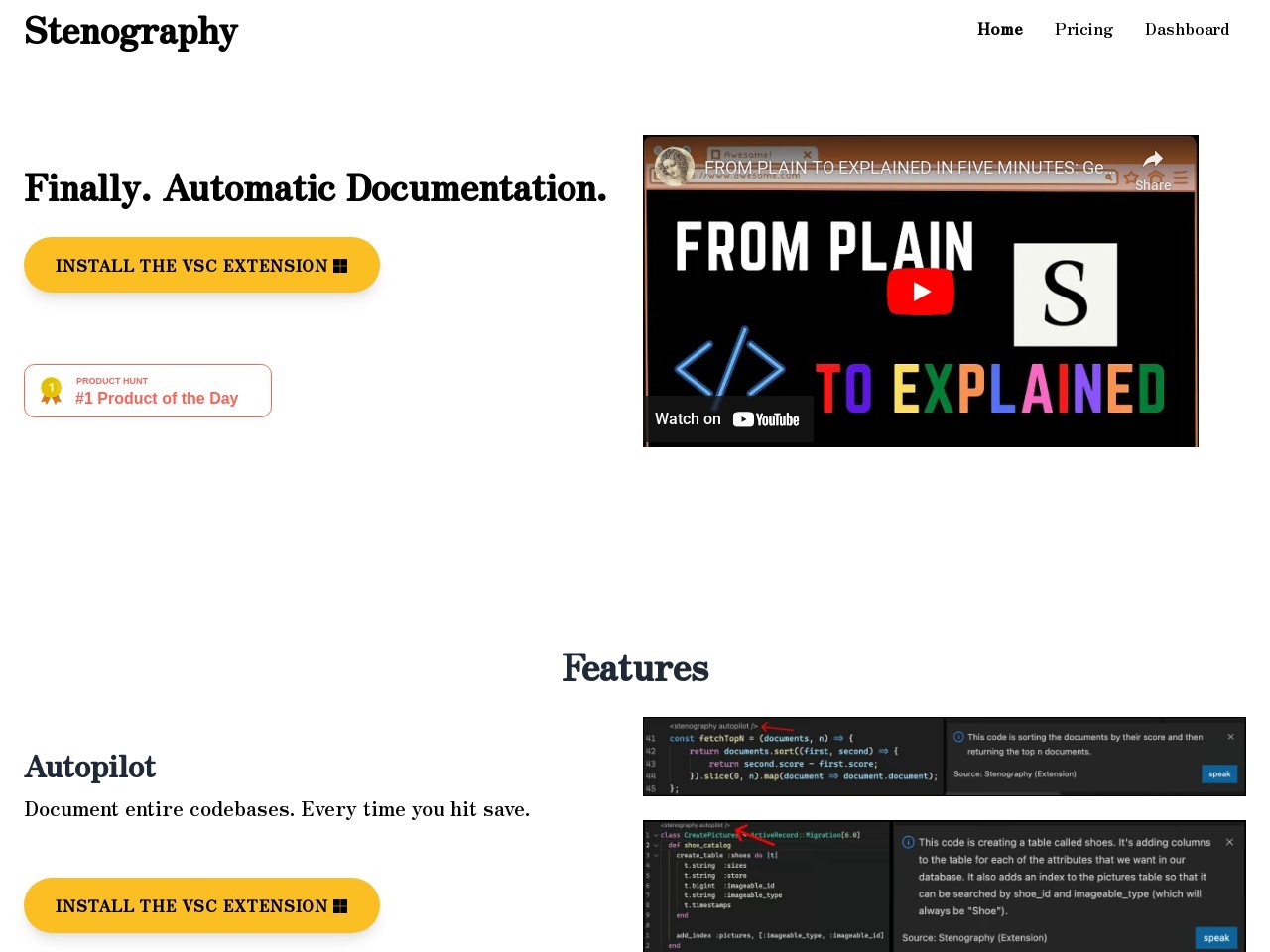 Stenography