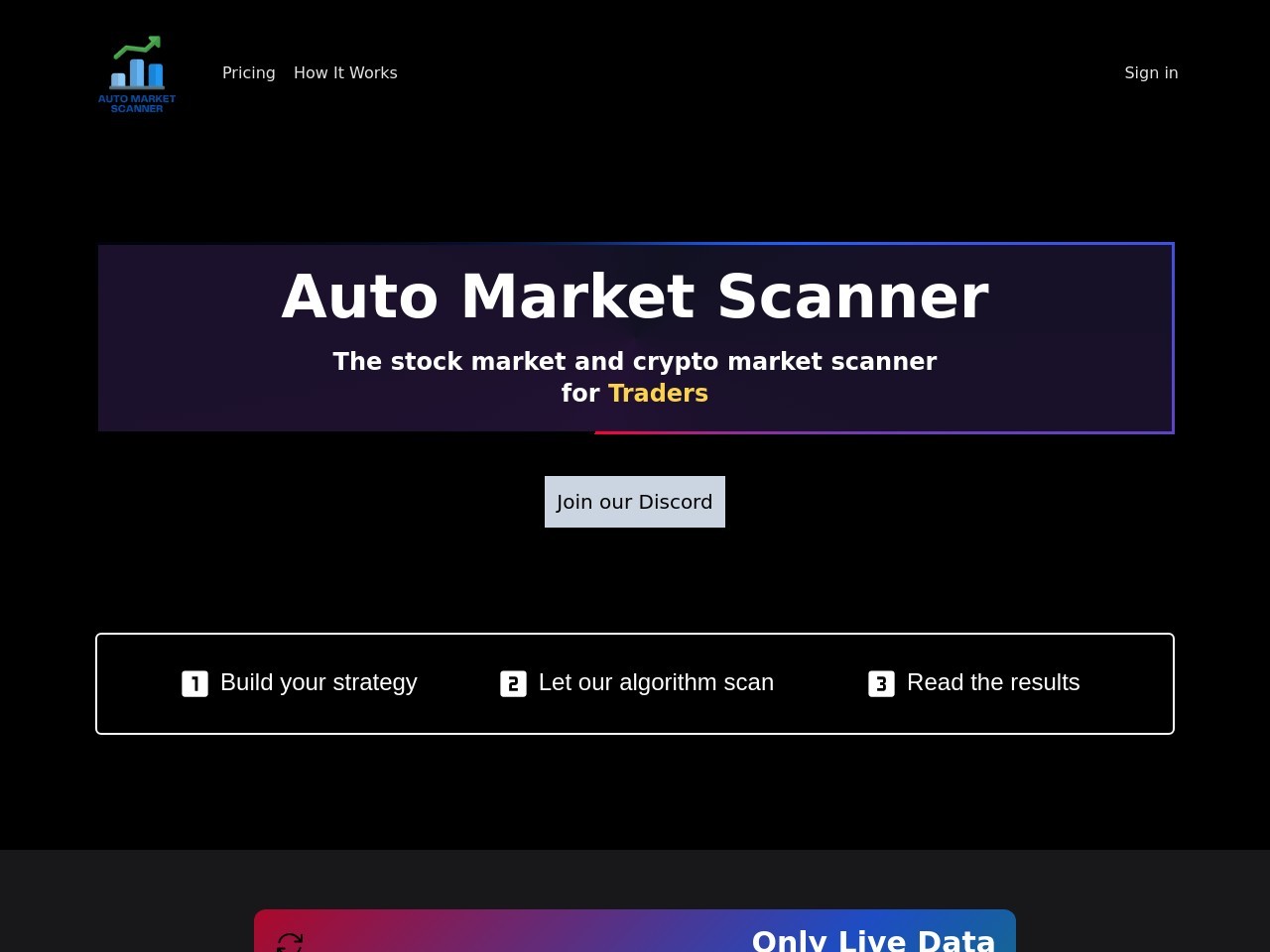 Auto Market Scanner