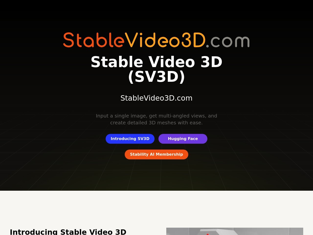 Stable Video 3D