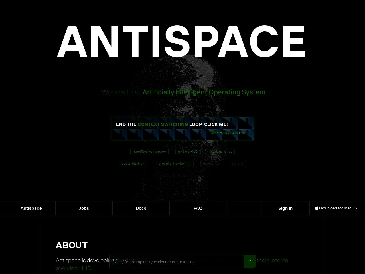 Antispace