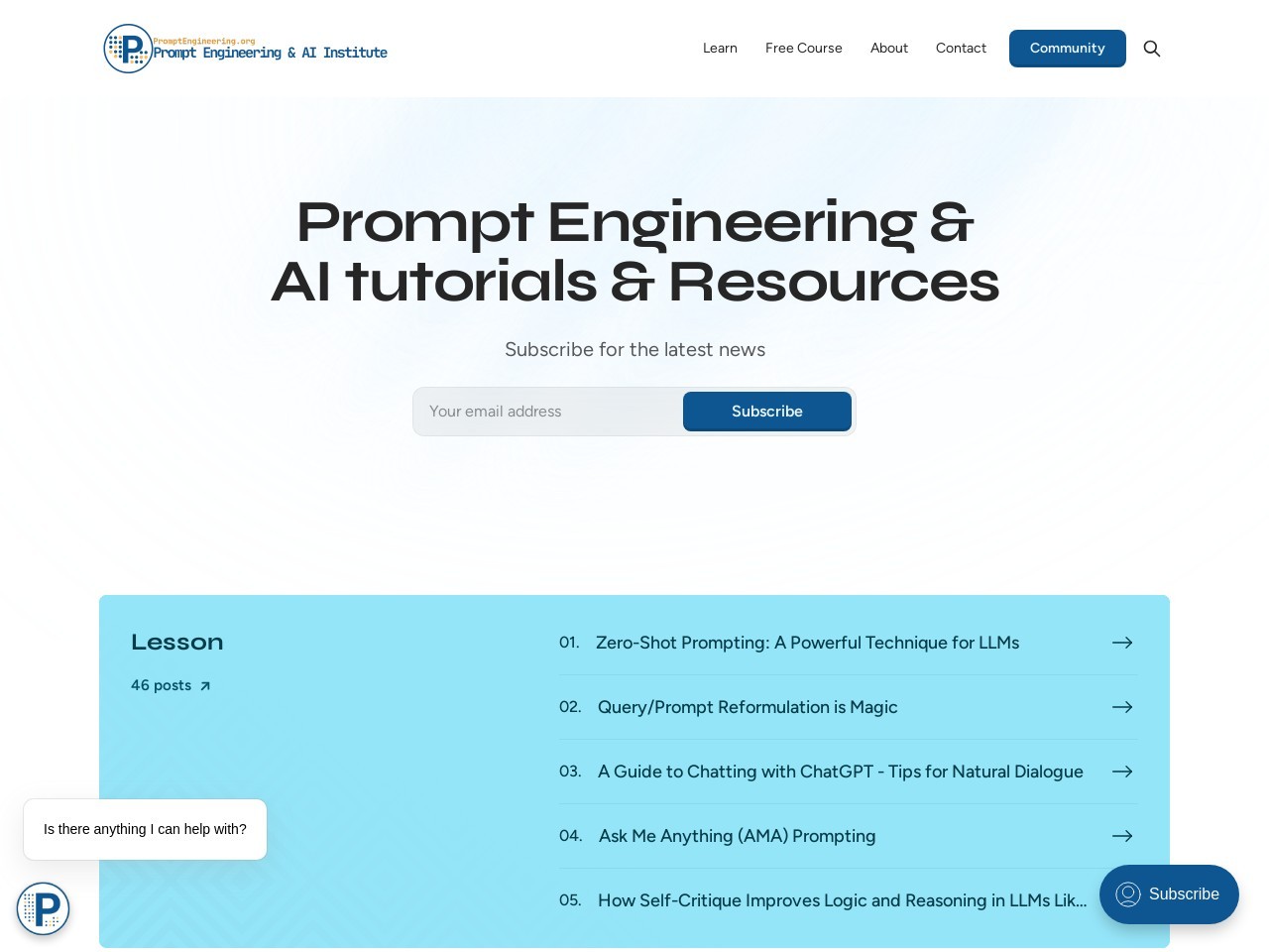 The Prompt Engineering Institute