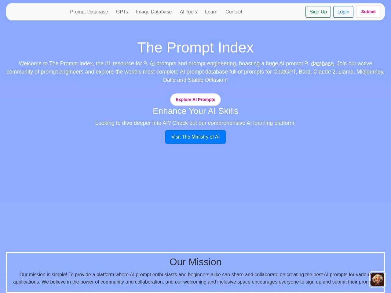 The Prompt Index