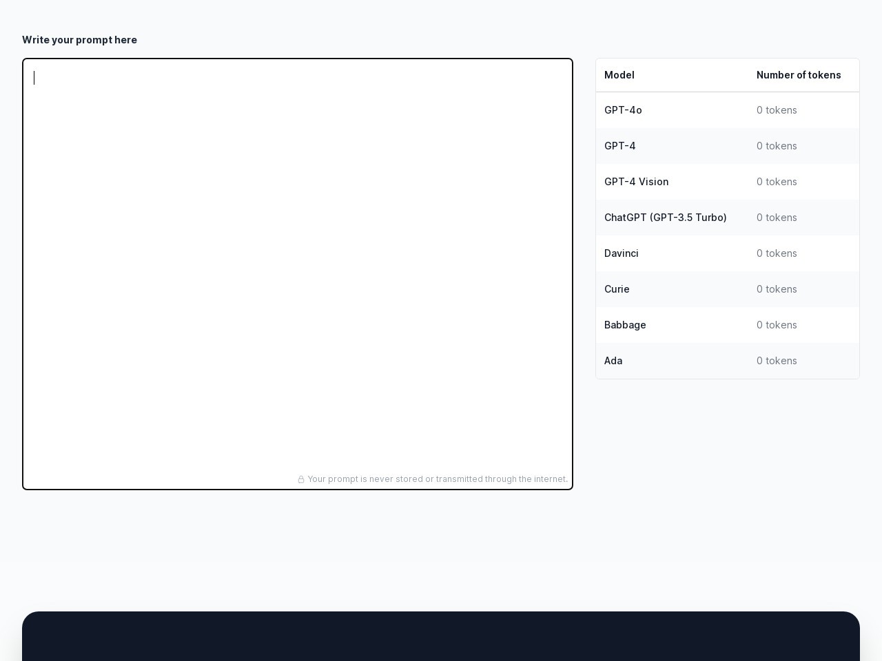 Token Counter for OpenAI Models