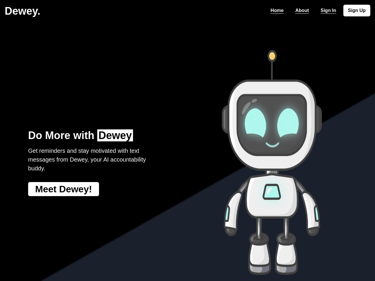 Dewey: Your new accountability buddy