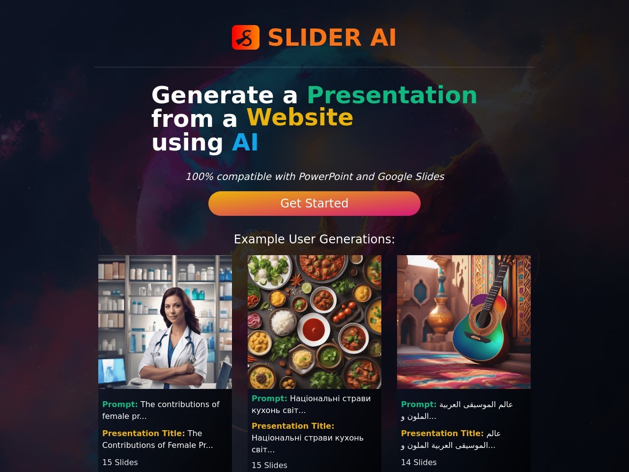 AI Presentation Generator