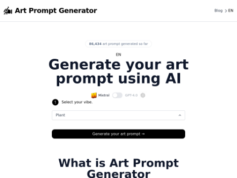 Art Prompt Generator