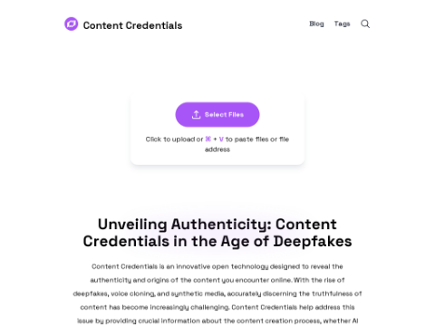 Content Credentials
