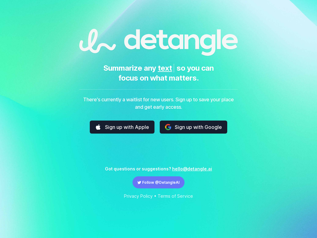 Detangle Ai