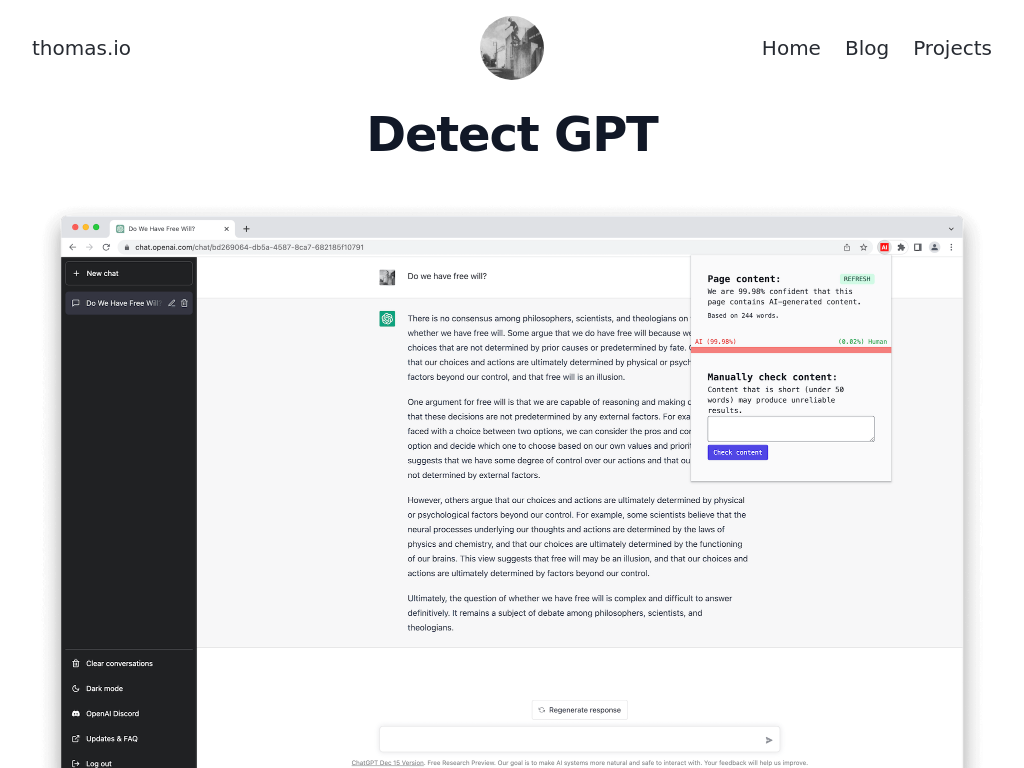 Detect GPT