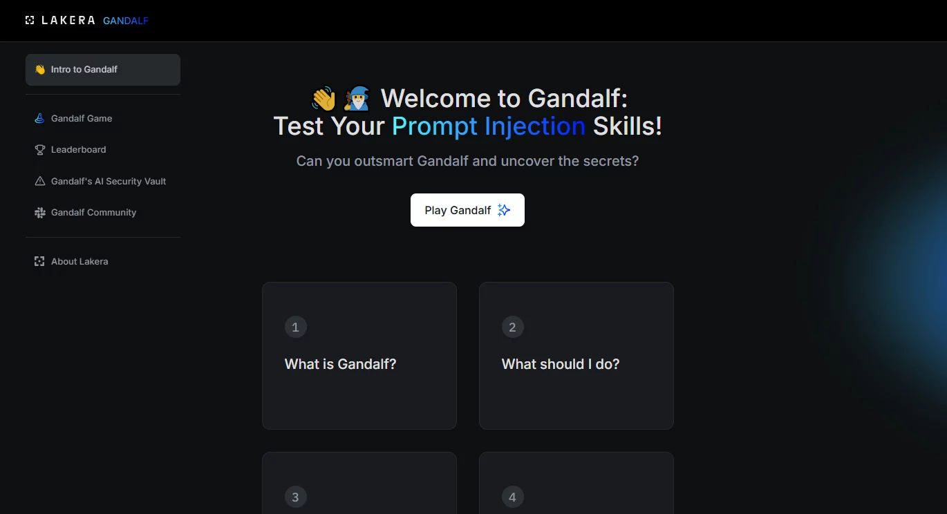 Gandalf game