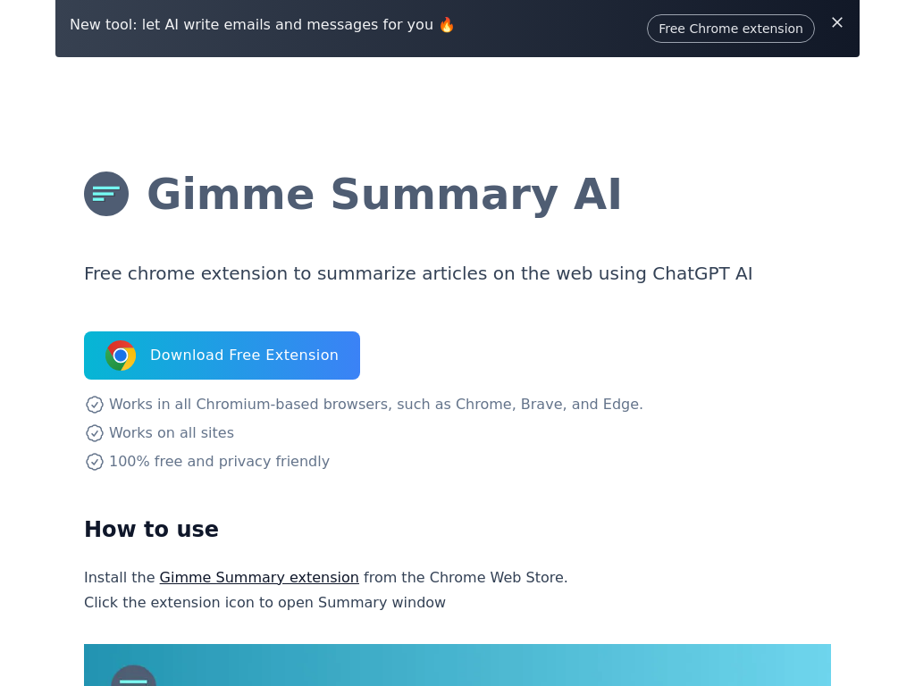 Gimme Summary AI