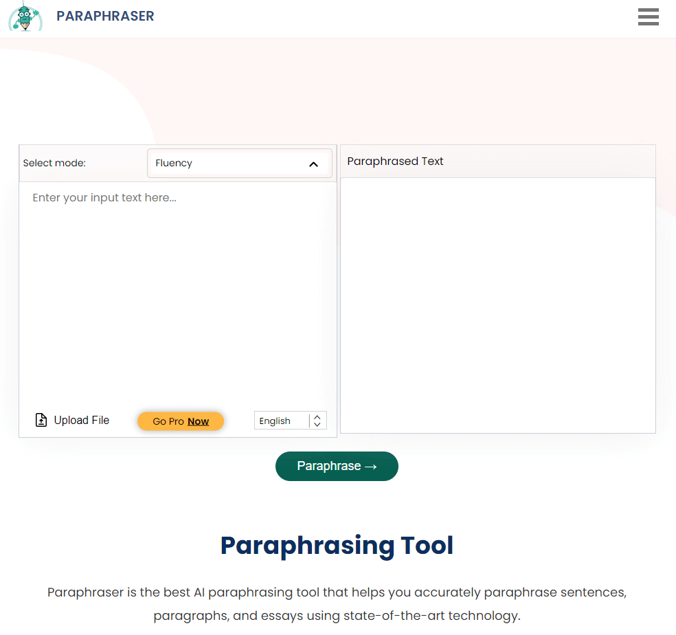 Paraphrasing Tool