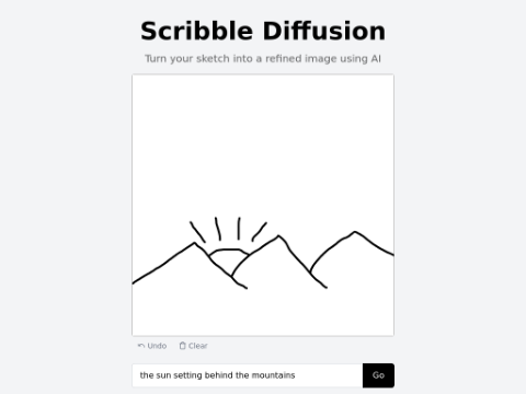 Scribble Diffusion