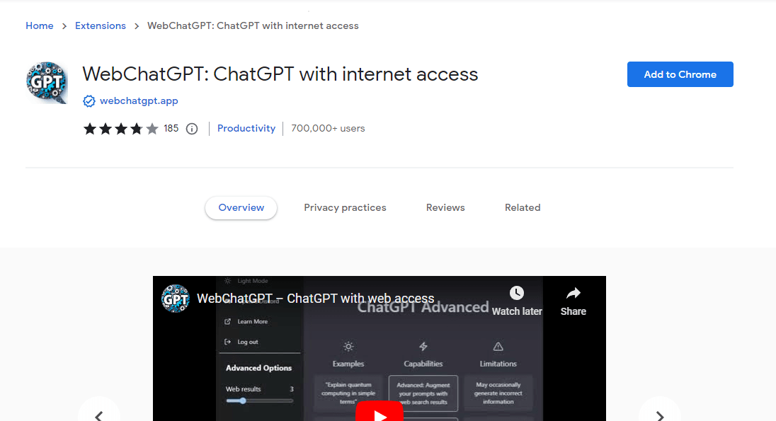 WebChatGPT