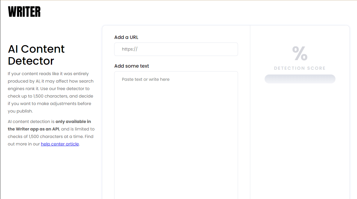 Writer AI Content Detector
